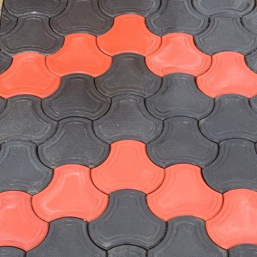 Smooth flower pavers